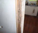 Termite eaten door frame - Canberra District